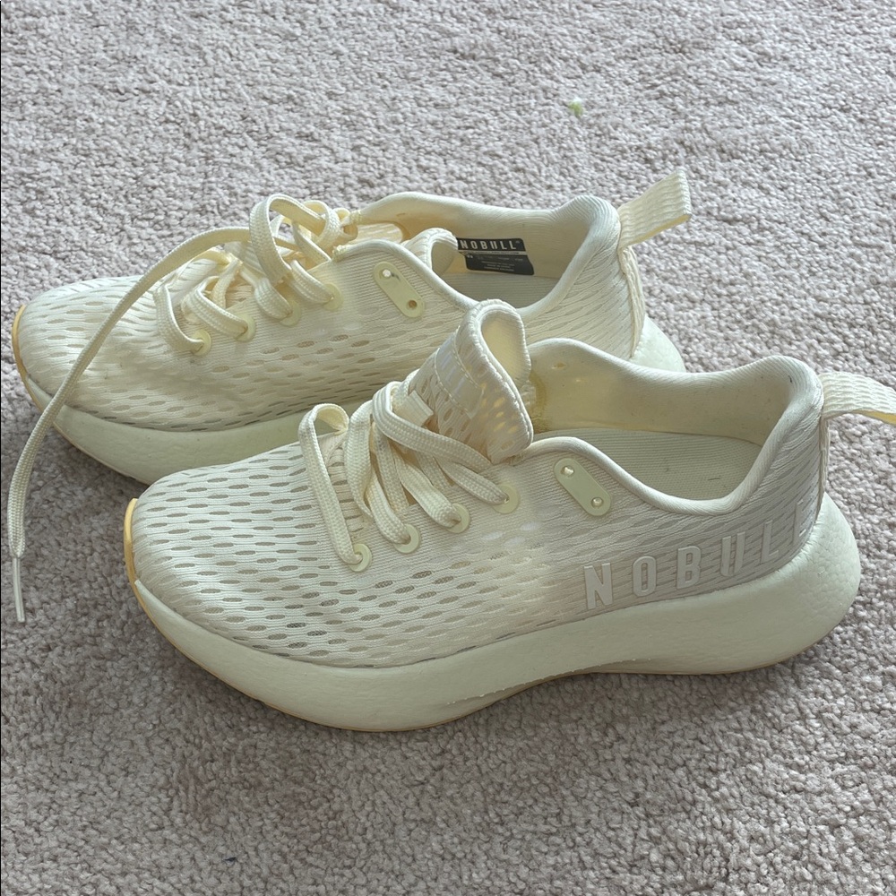 NOBULL Women's Light Yellow Athletic Shoes